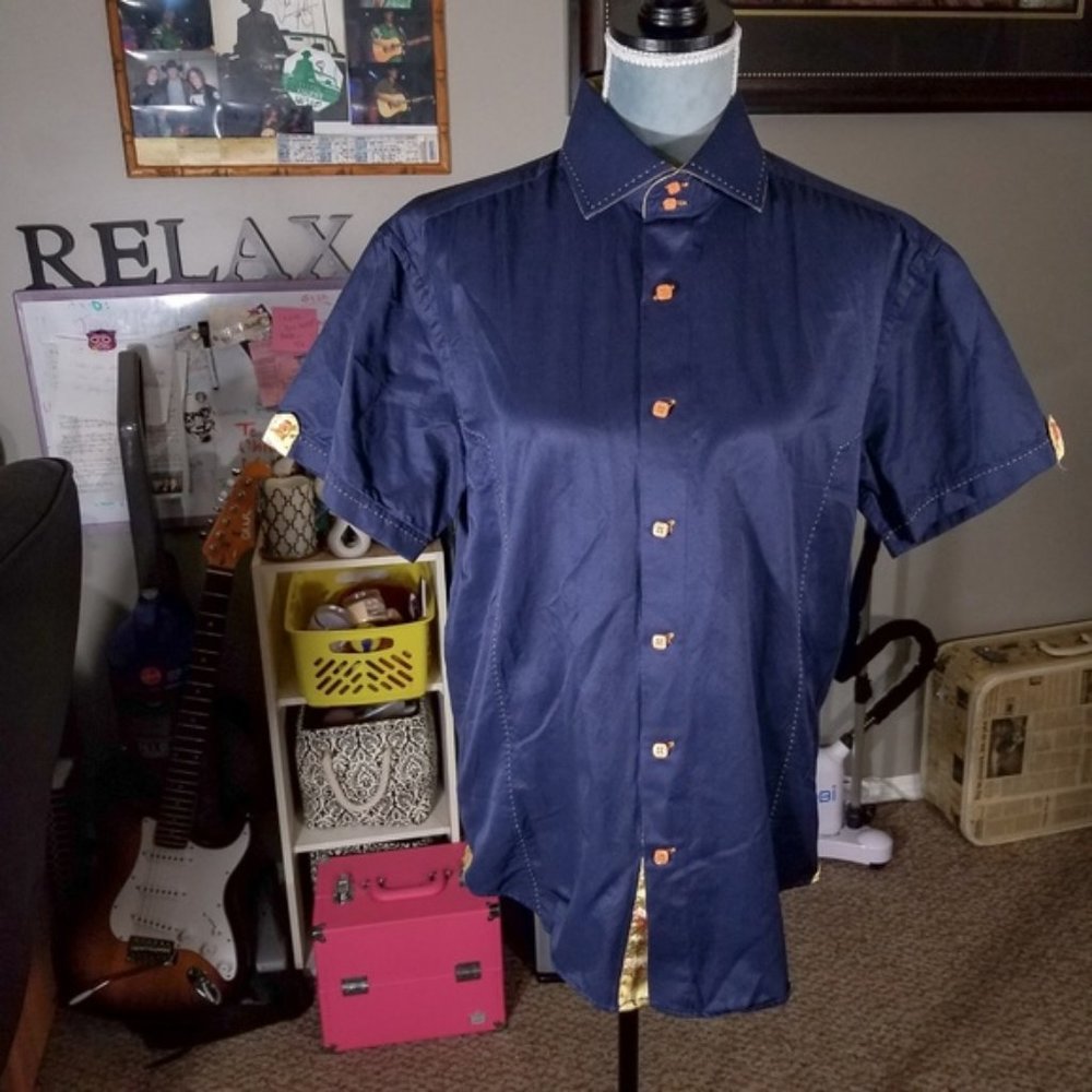 Bespoke Short Sleeve Casual Button Up Shirt